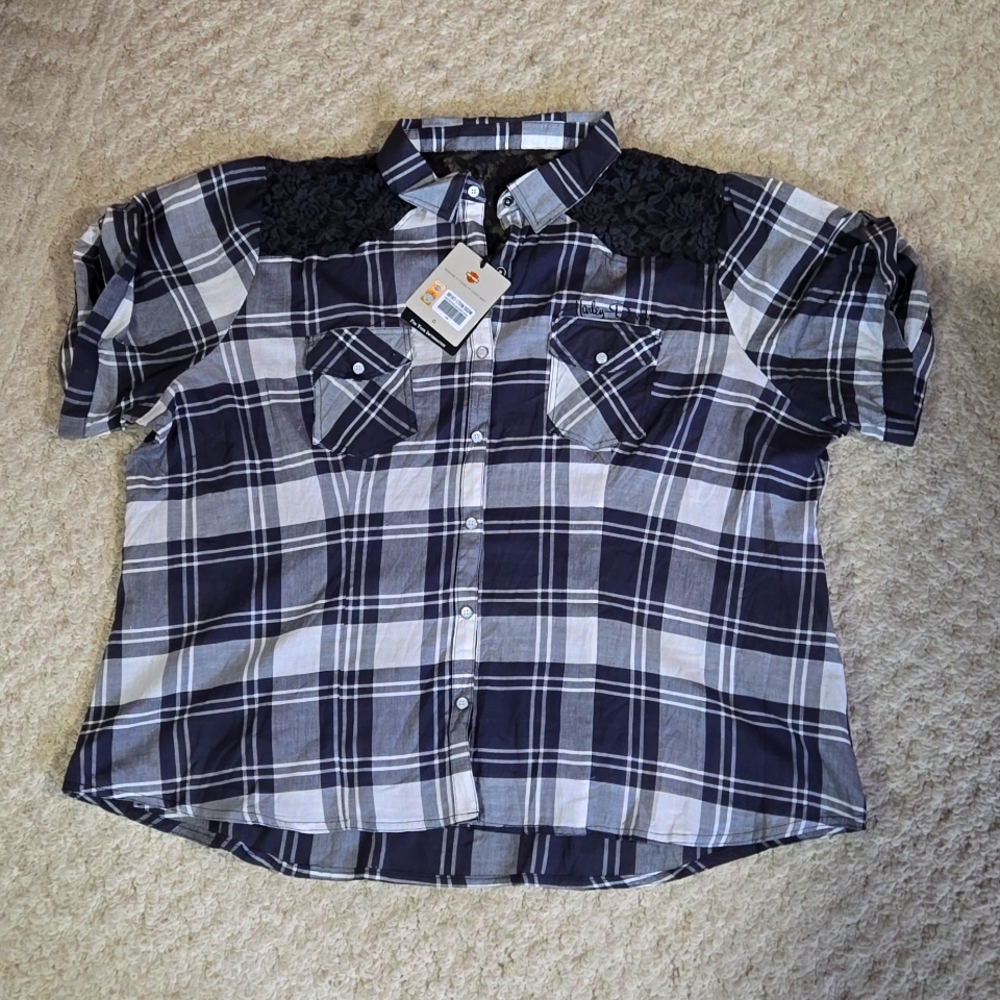 Harley Davidson, Women's cotton shirt, with tags! Size 3W